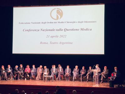 Medici: Fedriga a conferenza FNOMCEO 21.04.2022